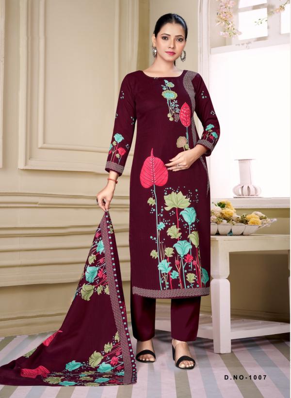 SAT Pashmina Shwal Suit Vol-14 – Dress Material